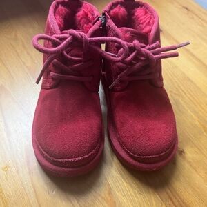 Ugg red neumel boots size 11